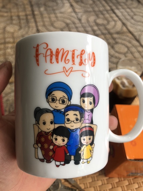 ly sứ grow, enleen gia đình ly minh long hkm