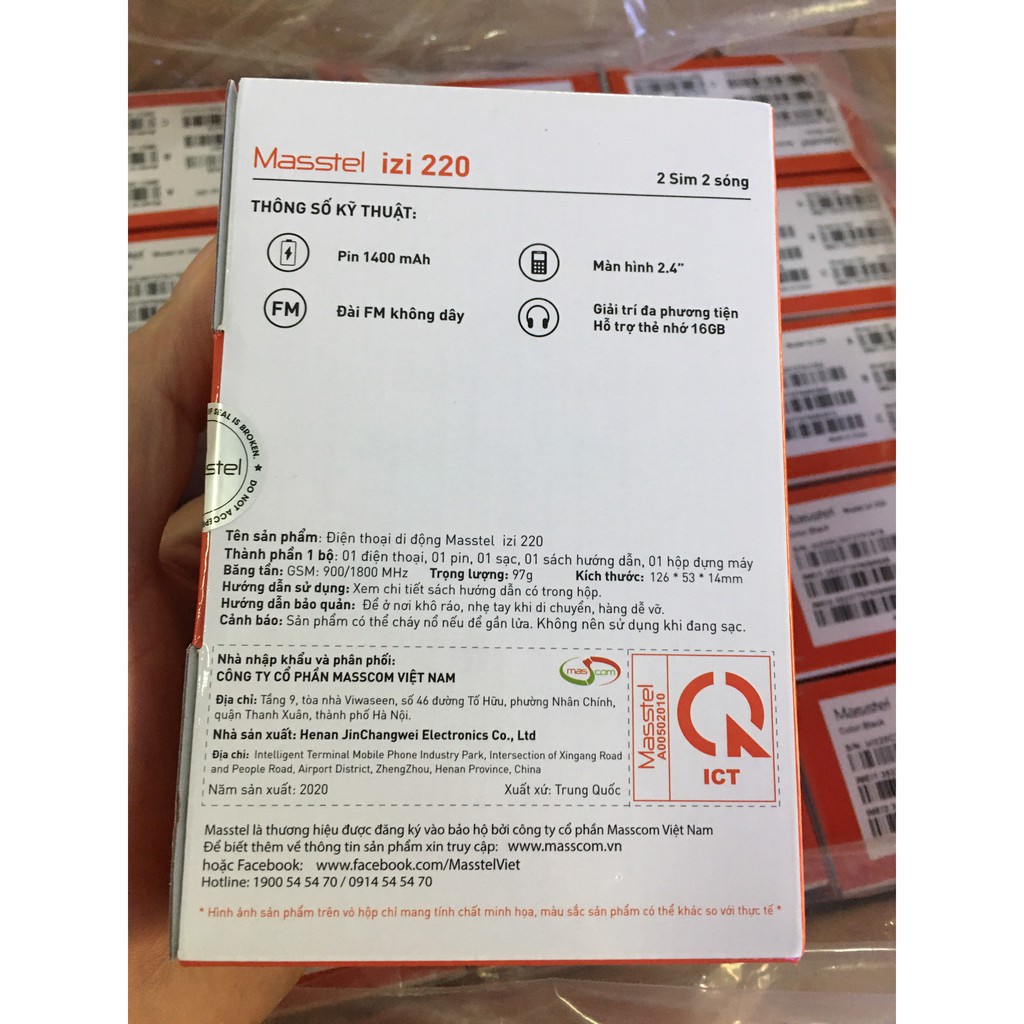 Điện thoại Masstel A300,izi 220 loa to, chữ to Pin  siêu  khỏe - bảo hành chính hãng 12 tháng | BigBuy360 - bigbuy360.vn