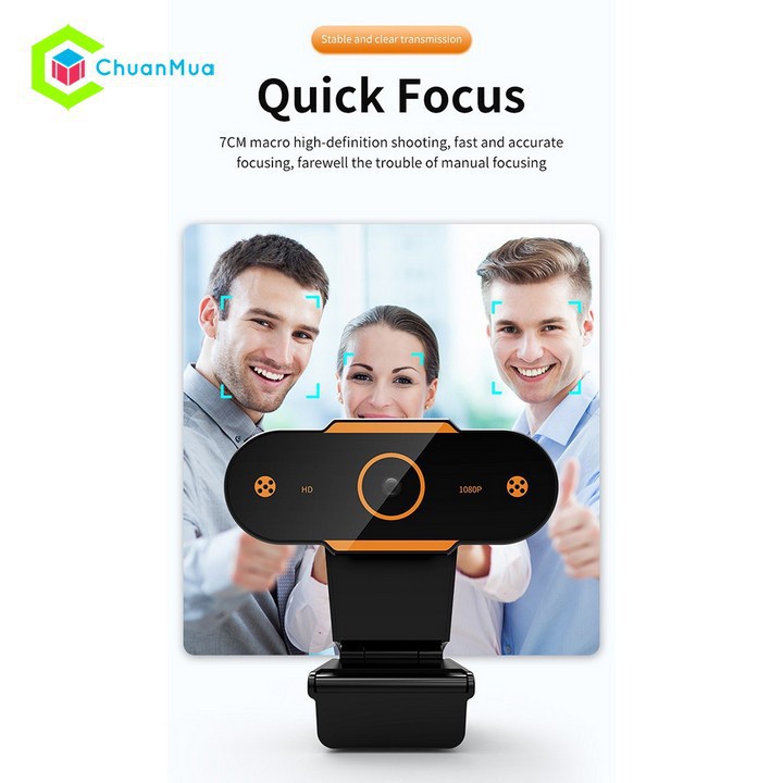 Webcam Máy tính Có Mic KOJMAC Học Online Họp Qua Zoom Zalo, Google Meet, Facebook Messenger Micro Full HD 720P / 1080P | BigBuy360 - bigbuy360.vn