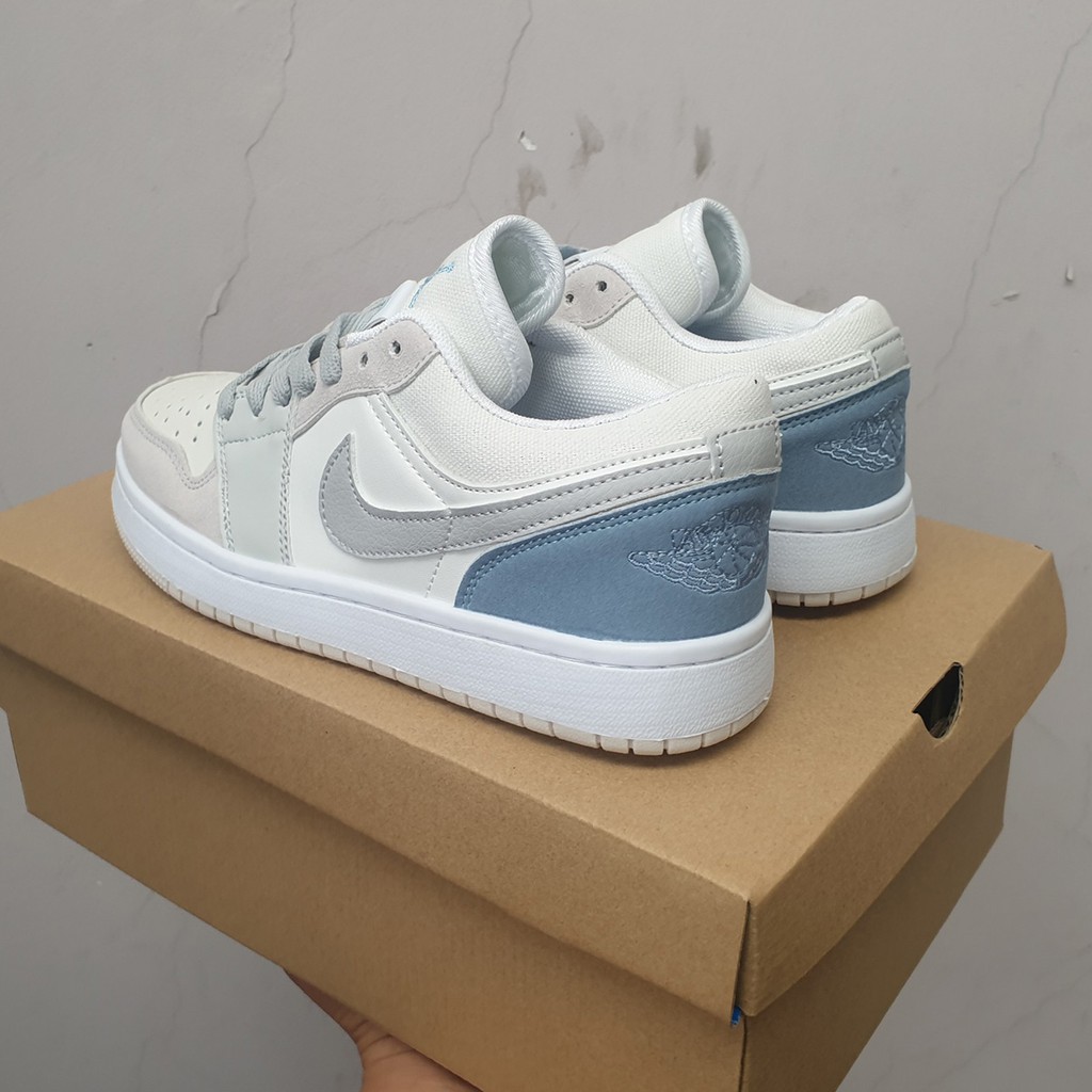 Giày Thể Thao Sneaker AJD Xám Trắng Cổ Thấp ⚡SIÊU ĐẸP⚡ Đế Khâu, Da Cao Cấp, Phối Đồ Cực Chất, Dành Cho Cả Nam, Nữ