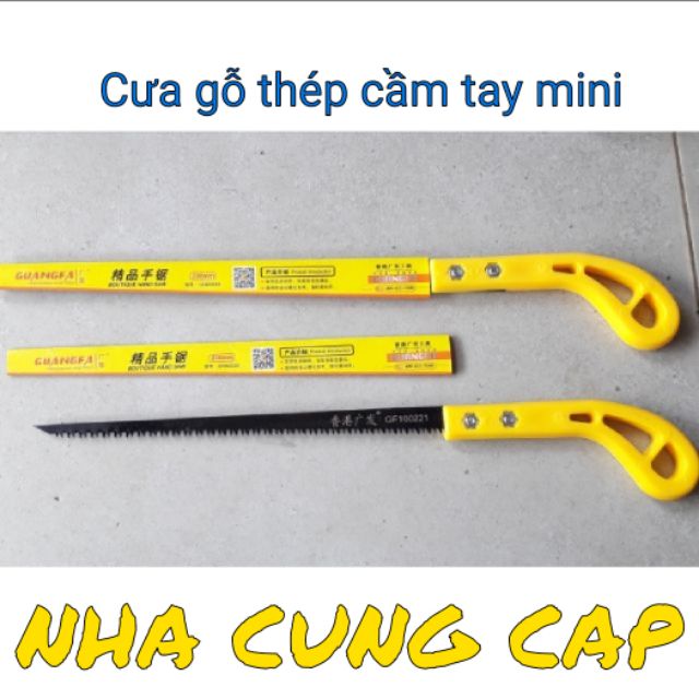 (GIÁ HỦY DIỆT) CƯA GỖ THÉP CẦM TAY MINI