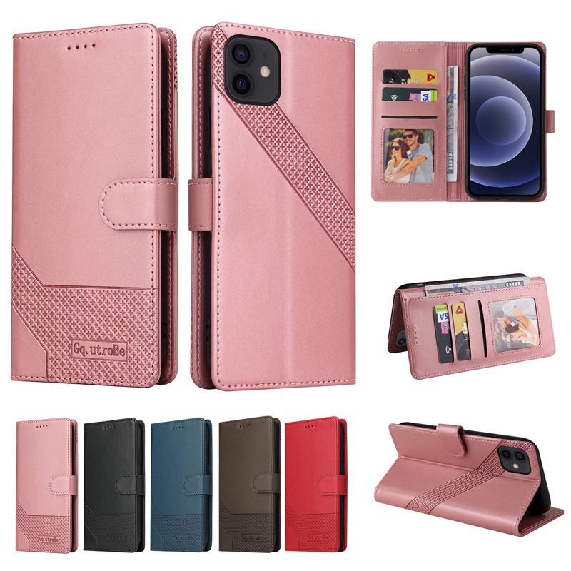 Ốp lưng điện thoại dạng ví da lật dành cho for iPhone 12 11 Pro Max XR X XS Max SE 2020 8 7 6 6S Plus