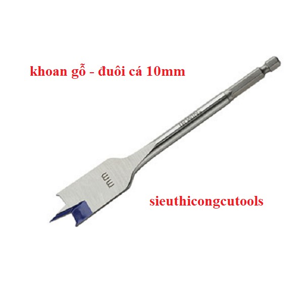 6mm 1 Mũi khoan gỗ-đuôi cá (chiều dài 152mm) Irwin 10502803