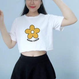 Áo Thun Nữ - Áo Croptop Thời Trang Dáng Rộng Năng Động Thời Trang Siêu Xinh | BigBuy360 - bigbuy360.vn