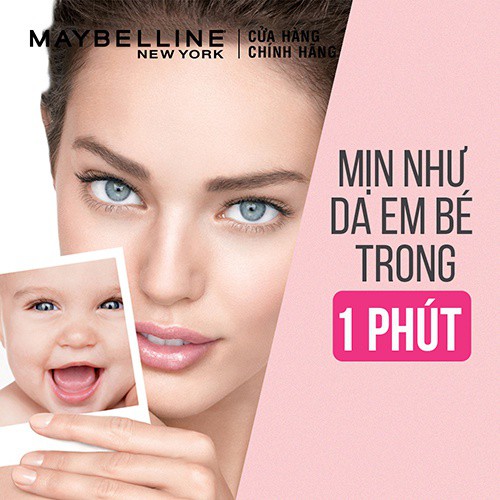 [CHÍNH HÃNG] Kem lót mịn da che khuyết điểm Maybelline New York Baby Skin Pore Eraser Primer 22ml