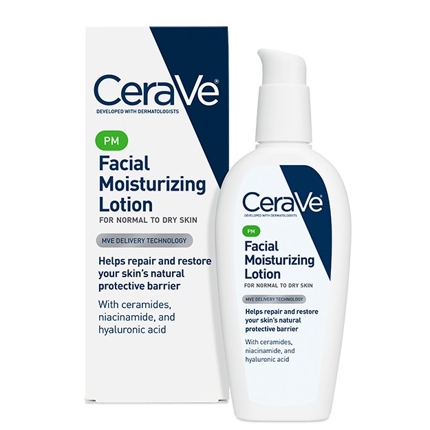 Dưỡng Ẩm Phục Hồi Da Cerave PM Facial Moisturizing Lotion 89 Ml (4% Niacinamide)