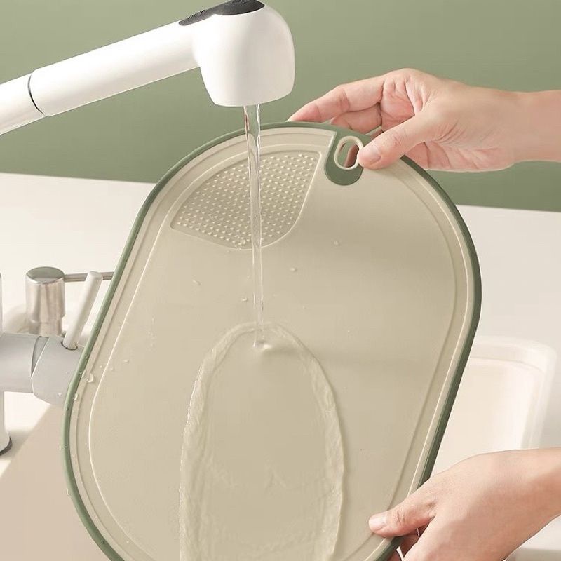 Thớt Nhựa PP Kháng Khuẩn,an toàn cho sức khỏe - 3 màu thiết kế hiện đại - Tặng Kèm Giá Đỡ