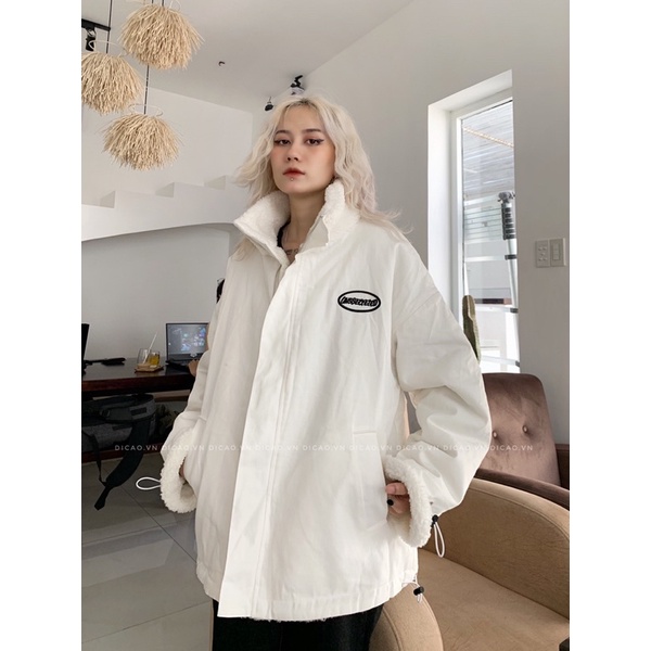 ÁO KHOÁC BÔNG LÔNG CỪU DÀY MẶC ĐƯỢC 2 MẶT