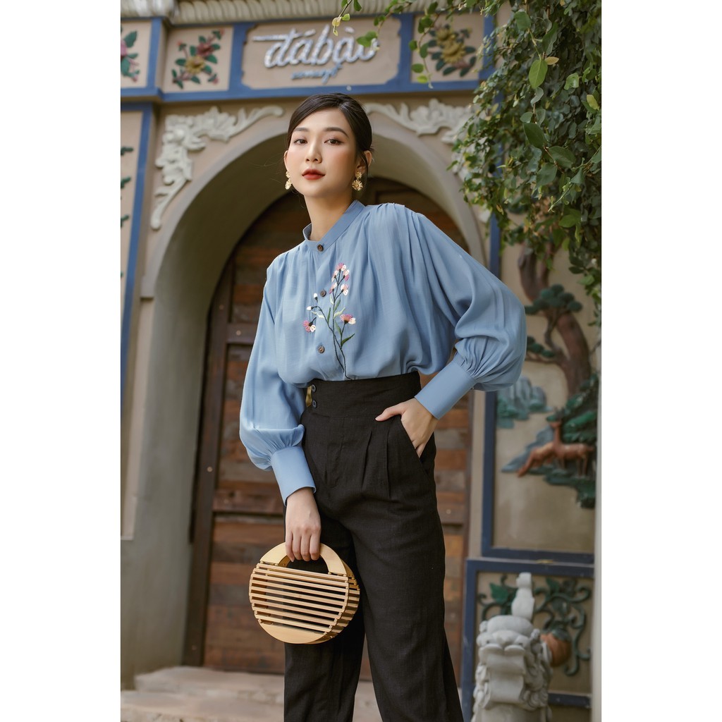 Quần cạp bản to