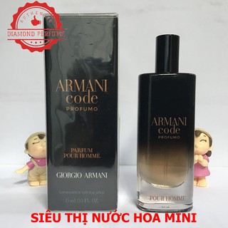 Nước hoa nam Giorgio Armani Code Parfum Pour Homme 15ml dạng xịt