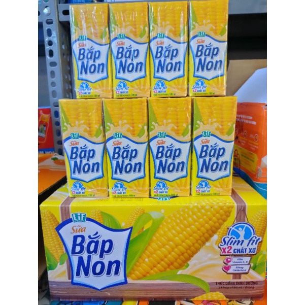 Thùng sữa bắp non LIF ( 24 hộp x 180ml)