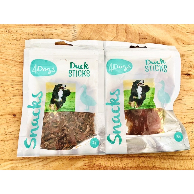 GÓI THỊT SẤY KHÔ CHO CHÓ MÈO DUCK STICKS - 80gr