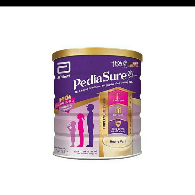 1 lon sữa Pediasure BA 850g