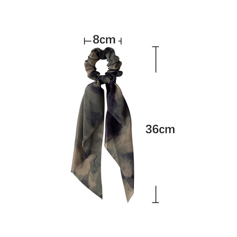 ✨✨Dây Cột Tóc Chiffon Màu Gradient Phối Dây Ruy Băng Dễ Thương