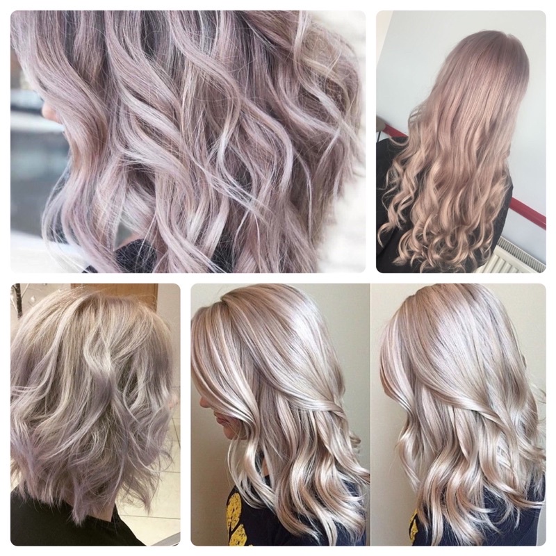 Tuýp Thuốc Nhuộm Tóc Màu Khói Thạch Anh Hồng 11.1 Amethyst Blonde