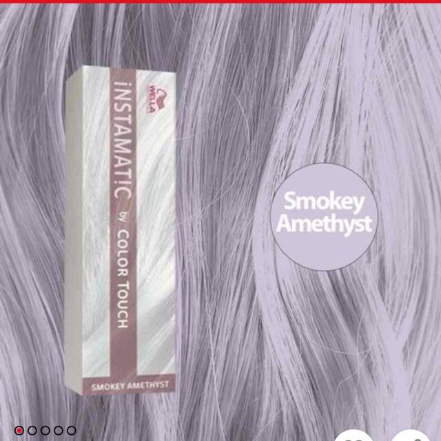 ( siêu rẻ) ( tặng oxy trợ nhuộm)MÀU NHUỘM PASTEL TÍM KHÓI SÁNG CAO CẤP WELLA SMOKEY AMETHYST 60 ml