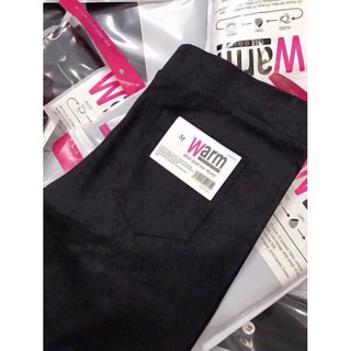 Quần legging warm cotton co giãn túi zip