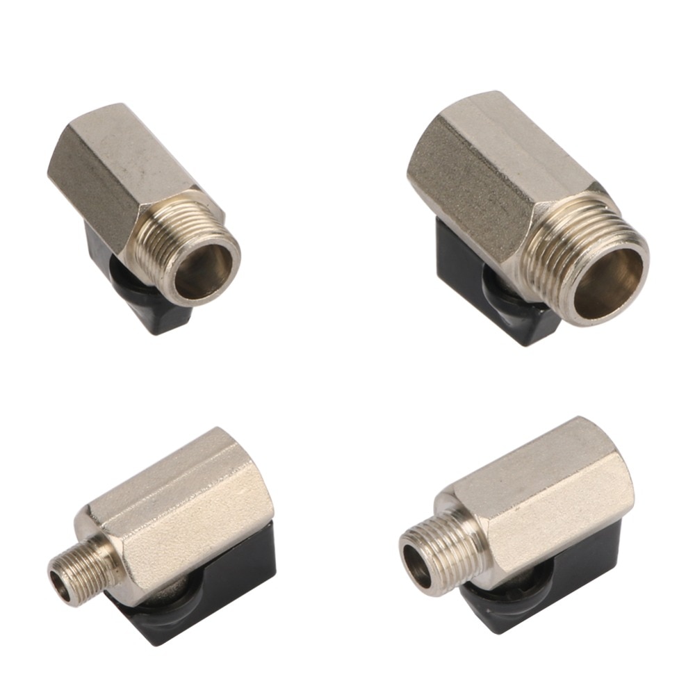 1 Van Bi Nén Khí Mini 1/8" 1/4" 3/8" 1/2" BSP