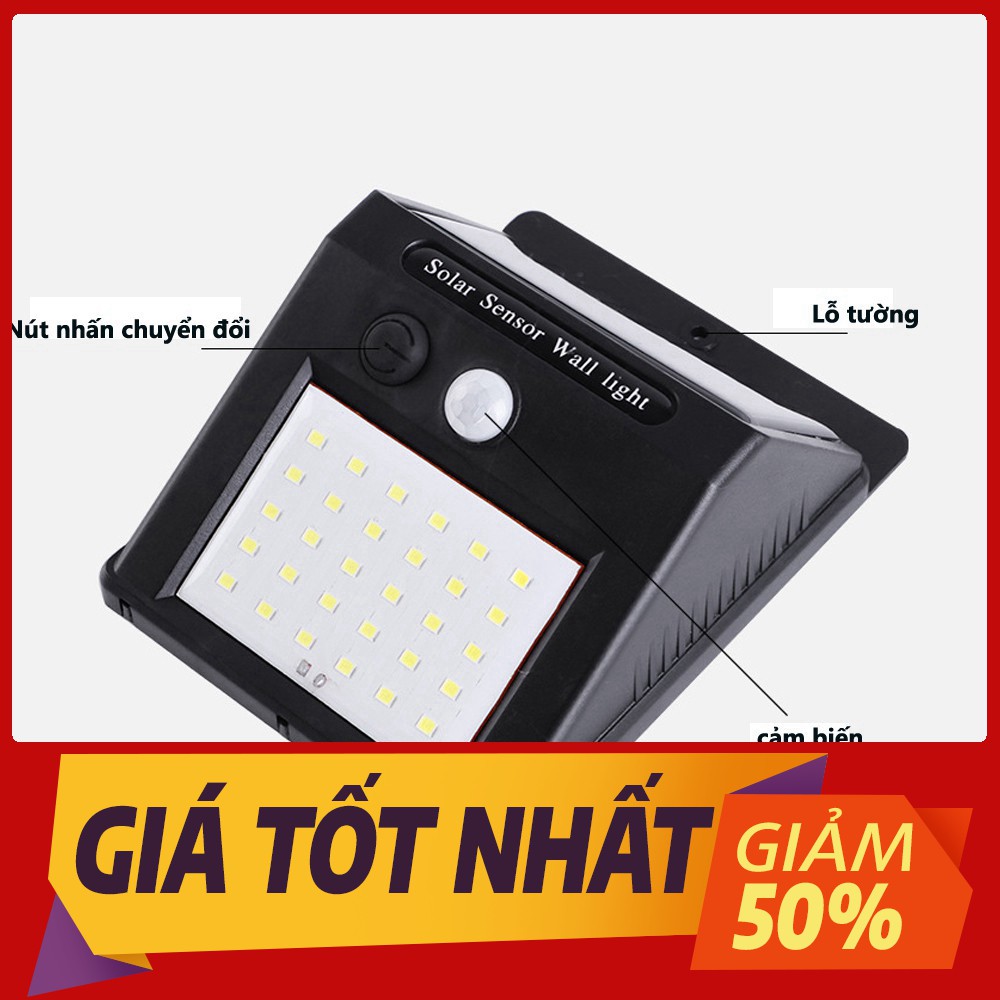 ĐÈN LED SÂN VƯỜN CẢM BIẾN SỬ DỤNG NĂNG LƯỢNG MẶT TRỜI SIÊU SÁNG