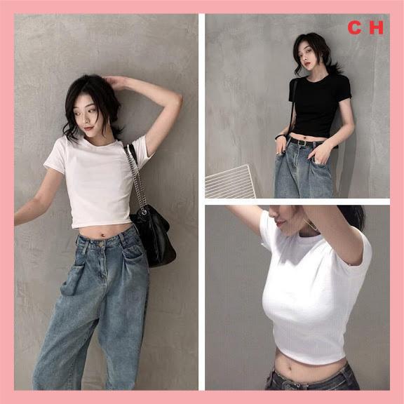 Áo crt body cá tính kiểu dáng unisexFreesize 55kgphong cách Hàn Quốc