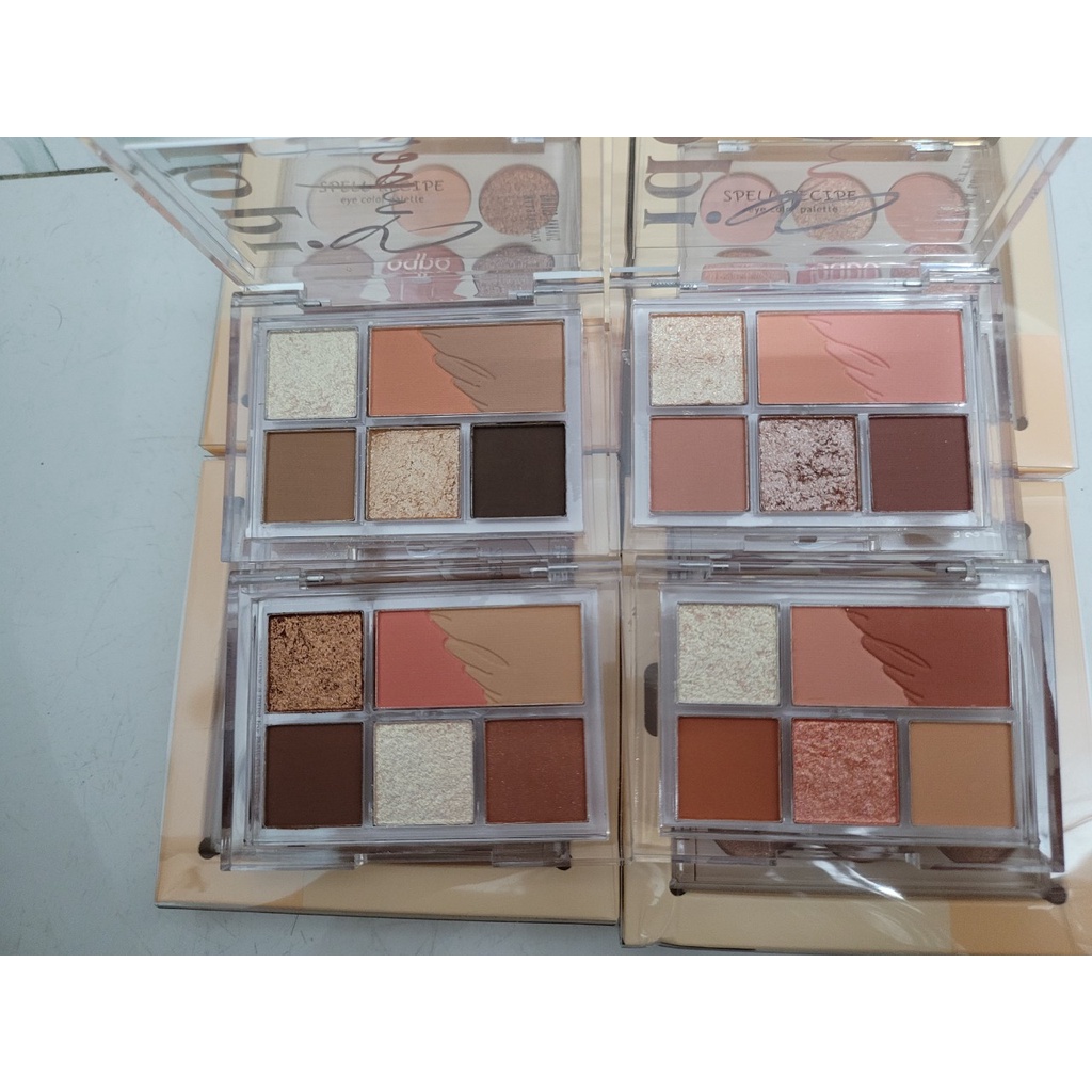 Bảng mắt má tạo khối SIVANNA Super Idol Face Palette kèm má hồng bắt sáng tạo khối 5 ô HF168