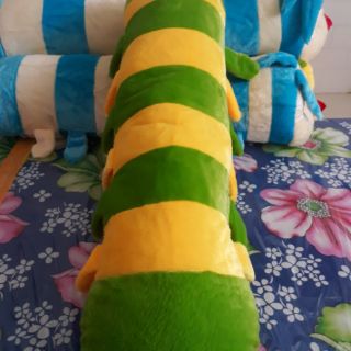 [Mã TOYDEC hoàn 20K xu đơn 50K] Gối ôm con sâu vàng lá 80cm