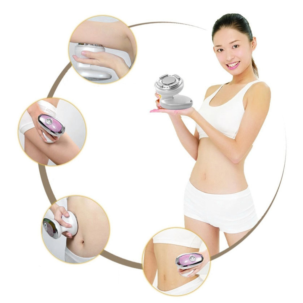 Electric Ultrasonic Body Massager RF Therapy Fat Burner Beauty Instrument