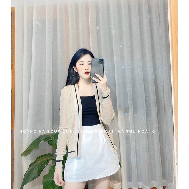 Áo cadigan viền siêu hot