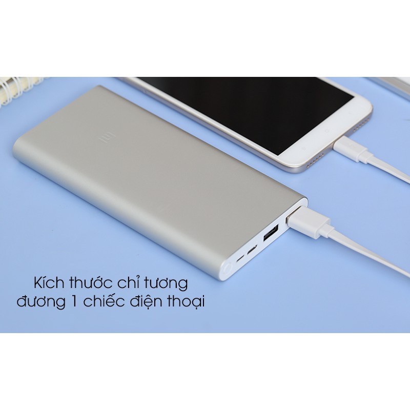 Pin Sạc Dự Phòng XIAOMI GEN 3 10.000mAh - 2 Cổng Vào 2 Cổng Ra - Hỗ Trợ Sạc Nhanh 2 Chiều QC 3.0 18W - BẢO HÀNH 6 THÁNG