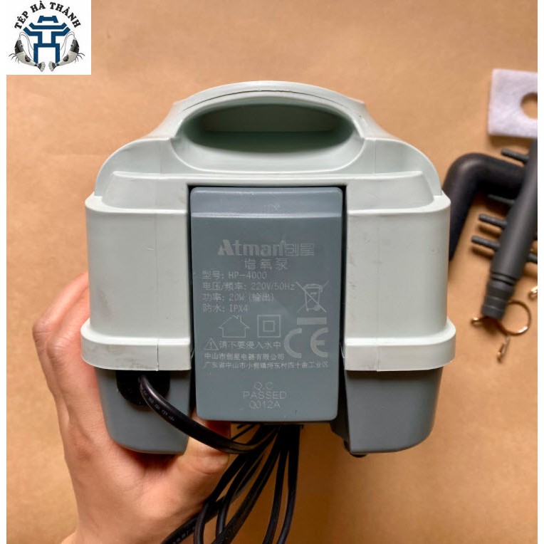 Máy Sủi Khí Atman HP-4000, 20W-35L/min.