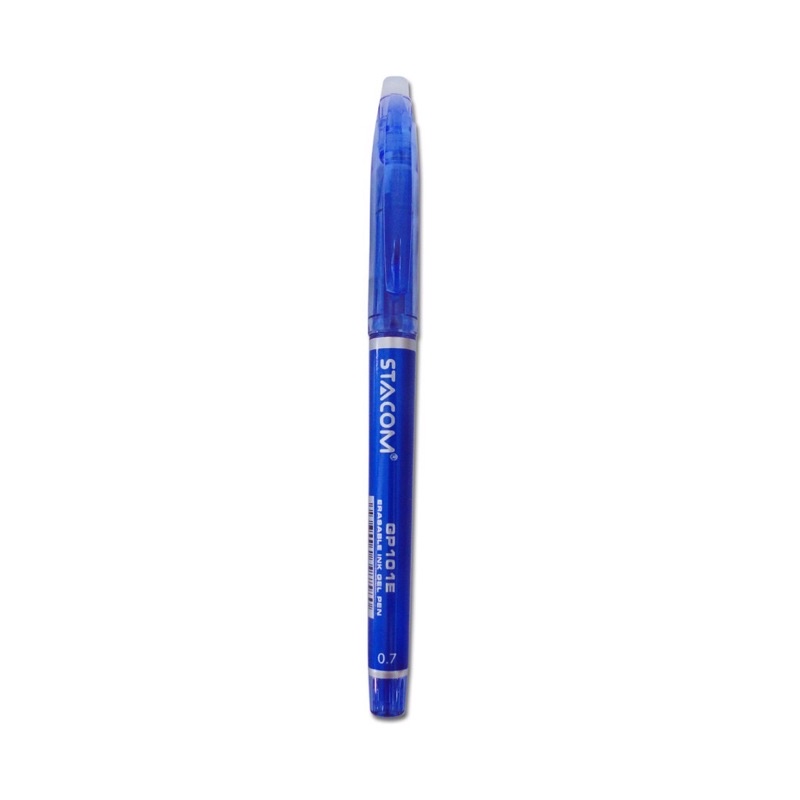 Bút Bi Gel Xoá Được 0.7mm GP101E STACOM - Mực Xanh | Bút Bi Gel Xoá Được GP101E