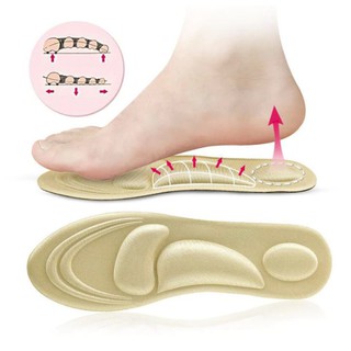 Lót giày 4D cực êm chân có tác dụng chống thốn gót chân và thấm hút mồ hôi giúp chân luôn khô thoáng