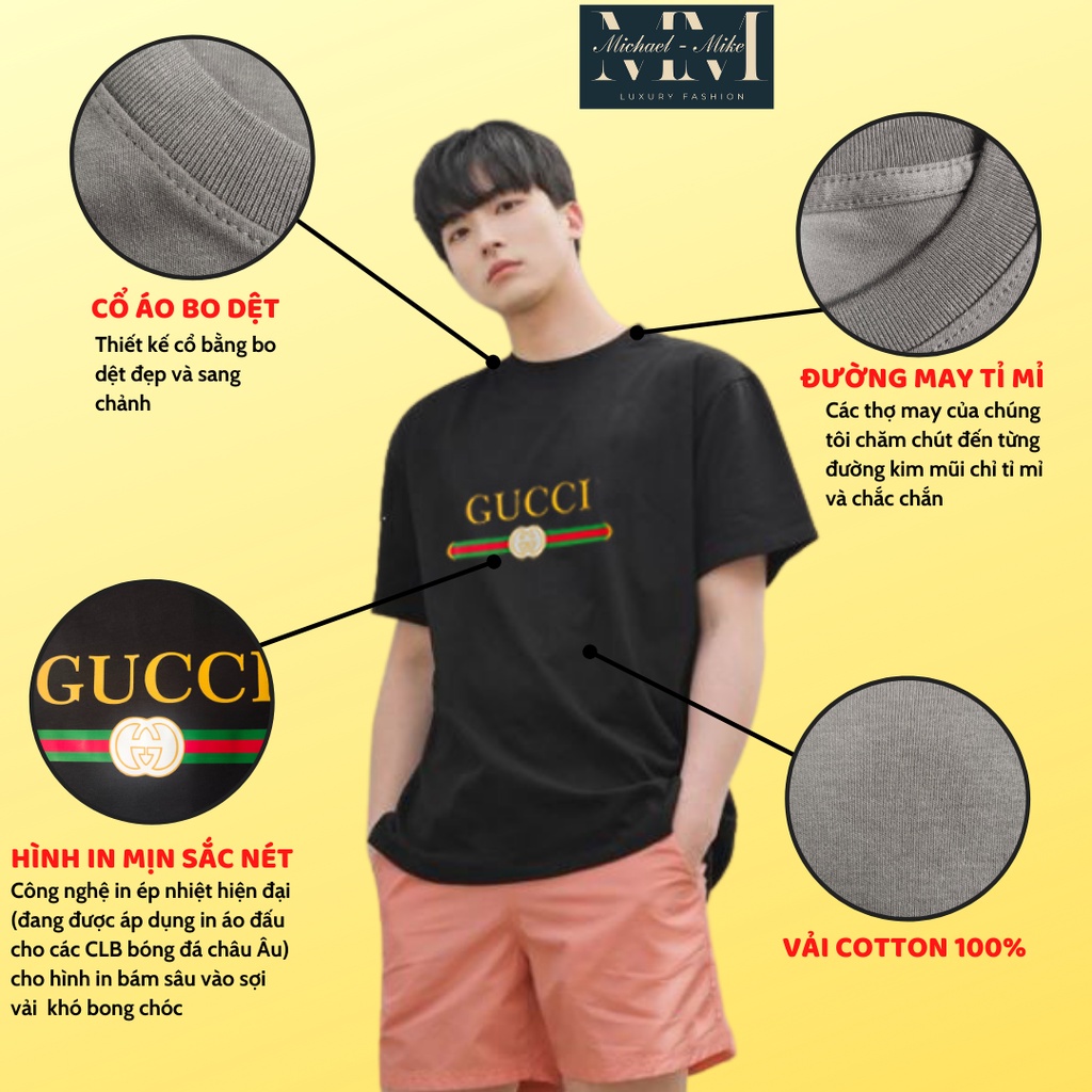 Áo phông – Áo thun nam nữ 100% Cotton mát, mịn thời trang unisex phong cách Hàn Quốc in hình GC cực chất | BigBuy360 - bigbuy360.vn