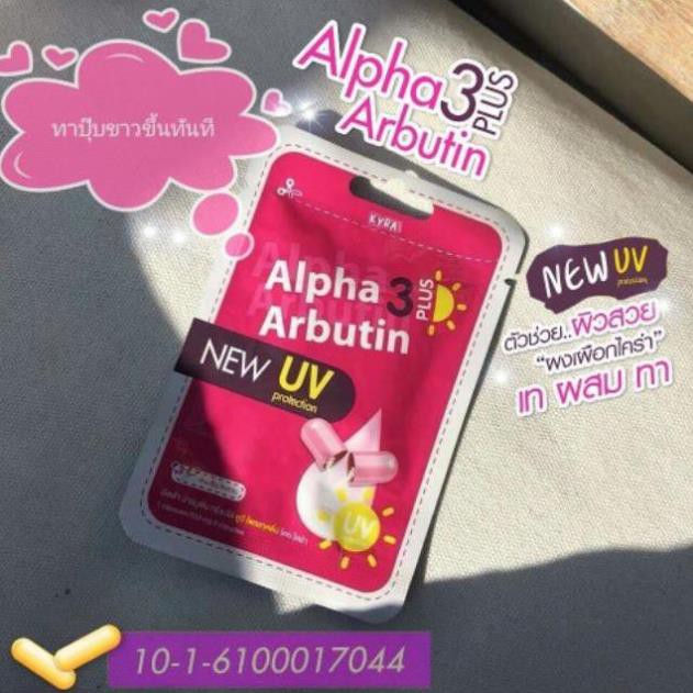 [MẪU MỚI] Vỹ 10 viên Kích Trắng Alpha Arbutin chống nắng