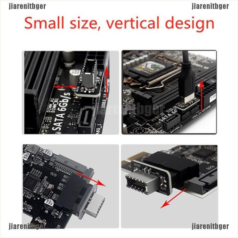 Bộ Chuyển Đổi Usb 3.019p / 20p Sang Type-E90 Độ Cho Bo Mạch Chủ | BigBuy360 - bigbuy360.vn