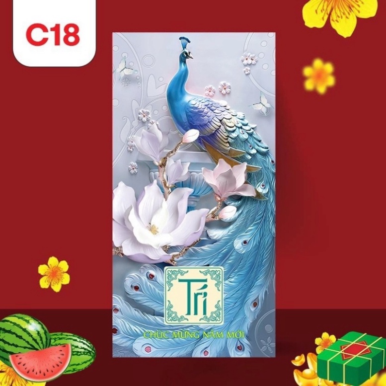 Bao Lì Xì Đẹp Tết 2022 Hoạt Hình Con Cọp Cute Dễ Thương Thần Tài Tiền Đô Độc Lạ Giá Sỉ Rẻ Màu Đỏ Chất Giấy C150 Cứng Cáp