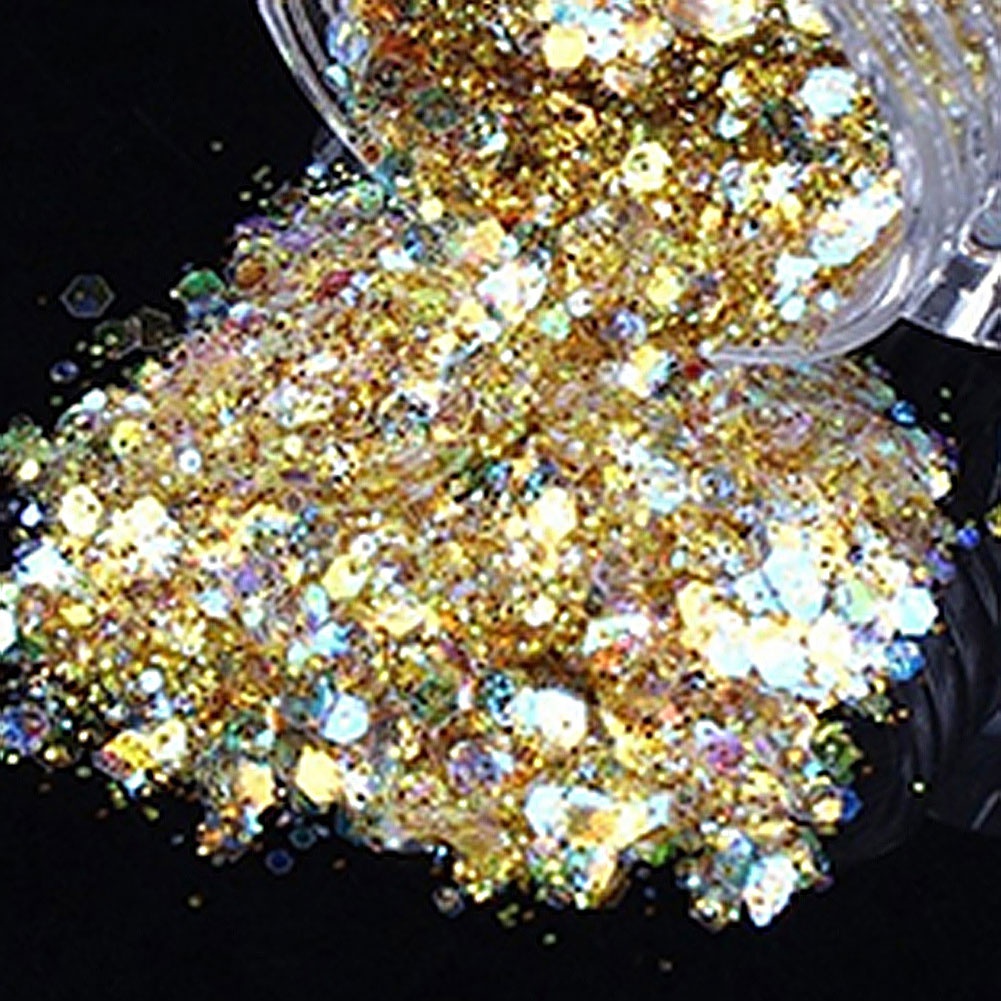 Bột Kim Tuyến Lấp Lánh Trang Trí Móng Tay Nghệ Thuật Thời Trang DIY