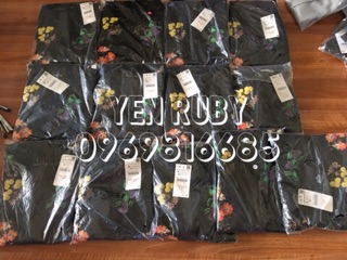 Váy in hoa zara dư xịn