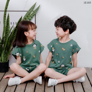 Bộ quần áo cộc tay VEMZKIDS cho bé trai bé gái