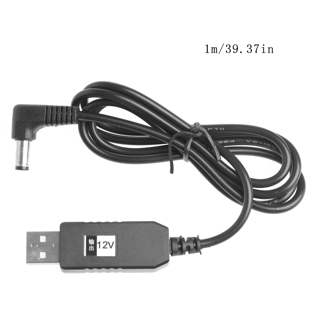 Dây cáp chuyển đổi đầu USB DC 5V sang đầu cắm 12V