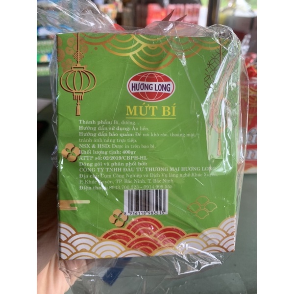 Mứt Tết Cổ Truyền Hương Long 400g