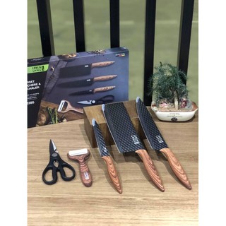 BỘ DAO BẾP 5 MÓN CAO CẤP LEBENLANG LBK2395-LBK2397 THƯƠNG HIỆU ĐỨC, có tách lẻ món