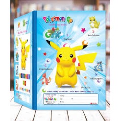 Vở ô ly 48 Trang Pokemon Mẫu Mới Bìa Lấp Lánh Siêu Đẹp