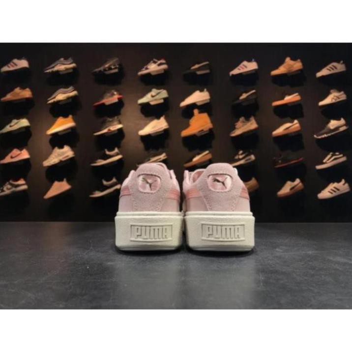 Hot gốc giảm puma giỏ da lộn giày chạy thấp vàng hồng đầu Cao Cấp . HOT Đẹp NEW . . Hàng Chuẩn .