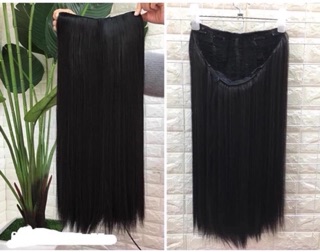 Tóc Giả Kẹp Chữ U Thẳng Dài 60cm – Tóc Dài Tự Nhiên, Kẹp Gọn Trong 5 Giây!
