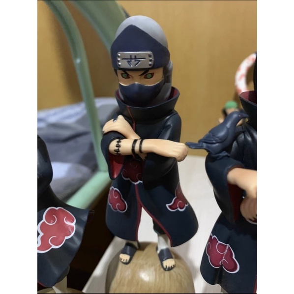 mô hình Naruto - Mô hình Obito, Deidara, Kakuzu và Hidan trong Akatsuki 24cm bằng PVC cao cấp (Có clip, Ảnh thật)