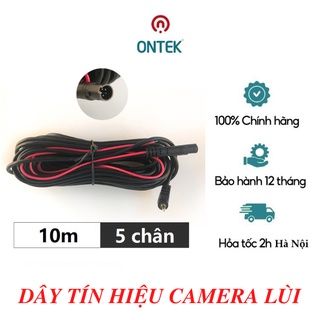 Dây camera lùi 10M/5.5M cho camera hành trình xe hơi,xe tải đầu 2.5-5 chân kim