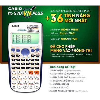 Máy Tính Cầm Tay Casio FX 570 VN PLUS - Chính Hãng