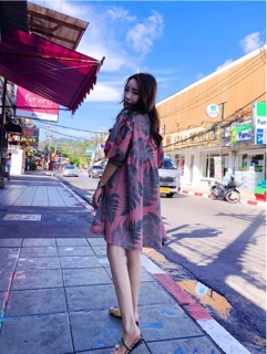 🌸Đầm hoa tay phồng🌸