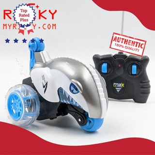Xe nhào lộn Cá Mập điều khiển Pin Sạc + Đèn